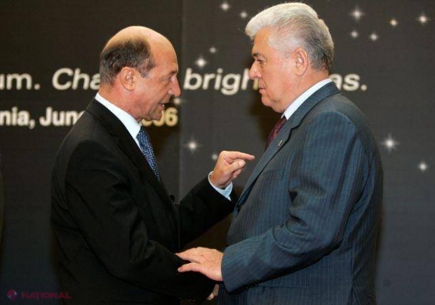 Băsescu îl apostrofează pe Voronin