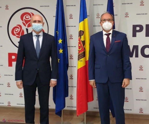 Liderul PD s-a întâlnit cu Ambasadorul României în R. Moldova. Cei doi au vorbit despre EVOLUȚIILE post-electorale