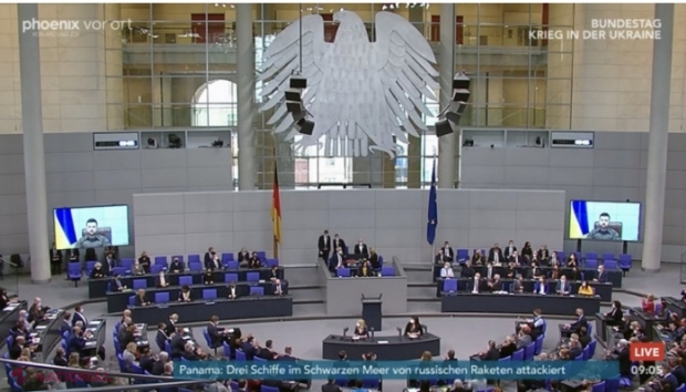 Zelenski îndeamnă Germania să dărâme noul zid ridicat în Europa de ruși prin războiul declanșat în Ucraina