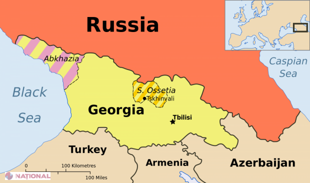 Rusia anunță regim liberalizat de vize cu Georgia