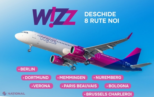 O companie aeriană LOW COST își deschide la Chișinău o bază operațională, inclusiv zboruri spre OPT destinații din Europa