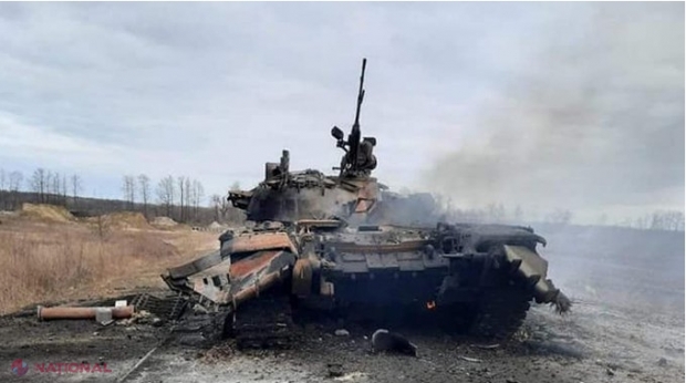VIDEO // Armata ucraineană anunță că a distrus un convoi de 200 de blindate rusești în Melitopol