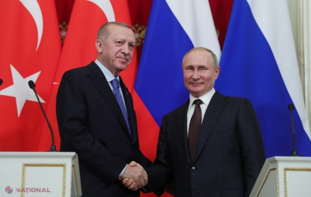 Putin a vorbit cu Erdogan despre Ucraina și îl așteaptă pe secretarul general al ONU