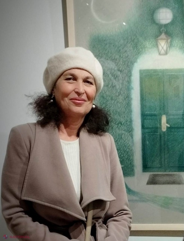 FOTO // Violeta Zabulica-Diordiev, o magiciană a imaginii: „Utilizez cele mai simple materiale și unelte – cartonul și creioanele colorate, precum și pastelul”
