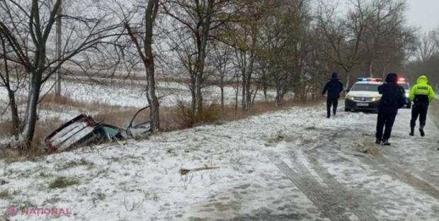 Tragedie pe traseul spre Nisporeni: Doi soți au luat o mașină de ocazie și bărbatul a decedat, iar soția a ajuns la spital