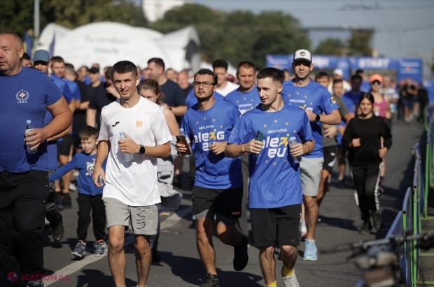 MII de persoane au alergat spre viitorul european al R. Moldova: „Euro Marathon este foarte similar cu procesul de integrare în UE. Nu este o distanță scurtă și nici ușor de parcurs, dar împreună vom atinge mai ușor obiectivul”