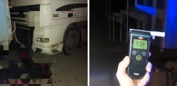 FOTO // Tragedie la Giurgiulești, după ce două persoane au fost STRIVITE de un camion. Șoferul TIR-ului era BEAT