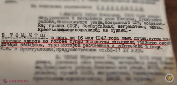 VIDEO ANTInostalgia // Foametea organizată de sovietici a dezumanizat Basarabia. Peste 150 de cazuri de CANIBALISM, documentate OFICIAL: „Tușa Ileana l-a tăiat pe Pavlic. Capul era pe masă și trupul sub masă…”