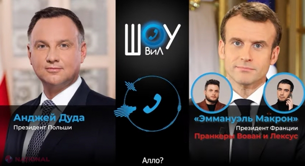 VIDEO // Comedianții ruși Vovan și Lexus l-au sunat pe preşedintele Poloniei în noaptea în care o rachetă a căzut la graniţa cu Ucraina, iar unul dintre ei a pretins că e Macron. Polonezii confirmă incidentul