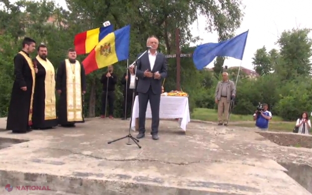 VIDEO // Eroii români, căzuți în lupte, comemorați la Chișinău pe 9 mai