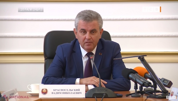 VIDEO // Separatiștii de la Tiraspol acuză autoritățile de la Chișinău că ar fi pus la cale o „BLOCADĂ” a regiunii. Krasnoselski și-a amintit că „transnistrenii sunt și ei cetățeni moldoveni”, dar care vor să aibă totul la PREȚURI MICI 