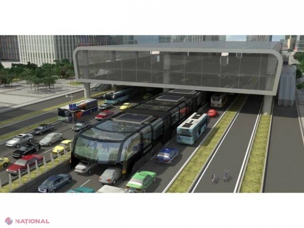 VIDEO // Proiectul autobuzului GIGANT a devenit realitate