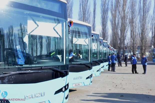 FOTO // Autobuzele „cu scandal” au DISPĂRUT din centrul Chișinăului: Rutele municipale pe care vor circula primele unități de transport procurate de Primărie