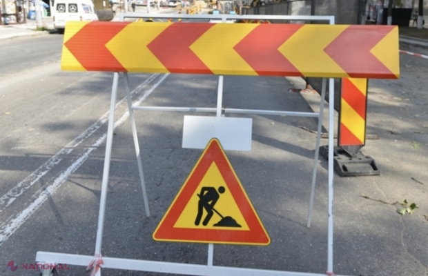 ATENȚIE! Tafic rutier suspendat până la finele anului pe str. Alexandru cel Bun, tronsonul cuprins între străzile Vasile Alecsandri și Mihai Eminescu