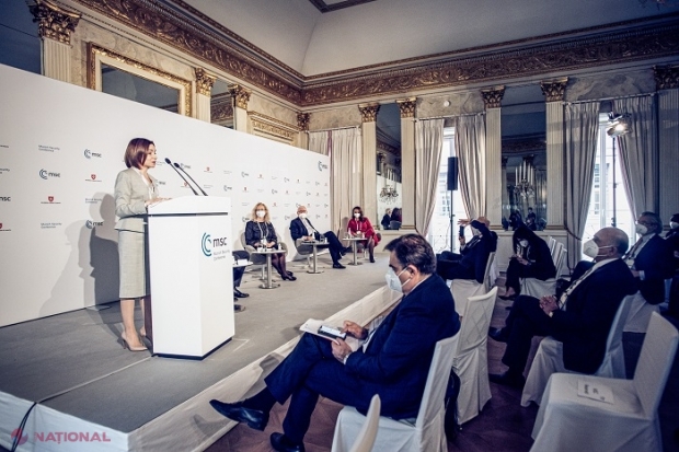 Președinta Maia Sandu, întâlniri cu oficiali din Germania, NATO și INTERPOL, în marja Conferinței pentru Securitate de la München