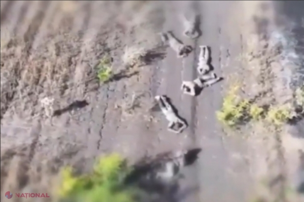 VIDEO // Rușii se ucid între ei pe frontul din Ucraina. Noi imagini șocante cu soldați ruși uciși de camarazii lor cu o dronă. Motivul pentru care au fost executați