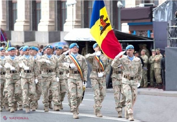 FOTO // Cum au defilat militarii moldoveni la Kiev, de Ziua Independenței Ucrainei