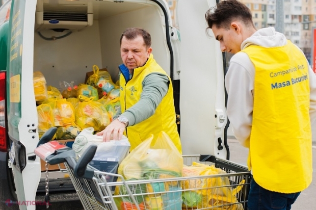 „Donația ta poate umple farfuria unui flămând!”. Ediția din acest an a campaniei „Masa Bucuriei”, desfășurată de „Diaconia” în sâmbăta Floriilor, în zeci de localități din R. Moldova: Toate produsele colectate vor ajunge la nevoiași 