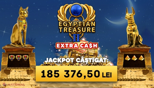 LOTERIE: Un tânăr își va lua MAȘINĂ cu jackpotul „Egyptian Treasure II” de pe 7777.md