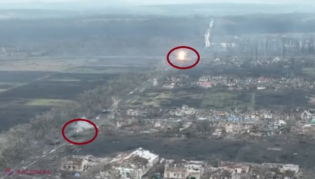 VIDEO // Cum un TANC modernizat al armatei ucrainene DISTRUGE dintr-un foc un tanc rusesc