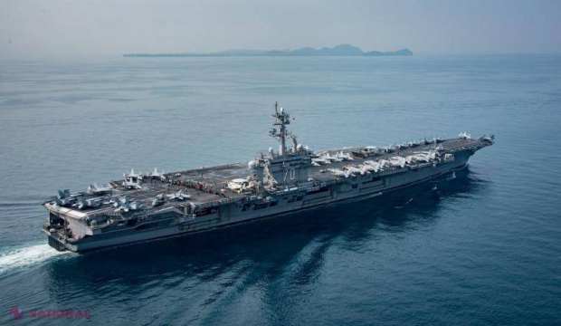 Portavionul american, PĂCĂLEALĂ pentru nord-coreeni?