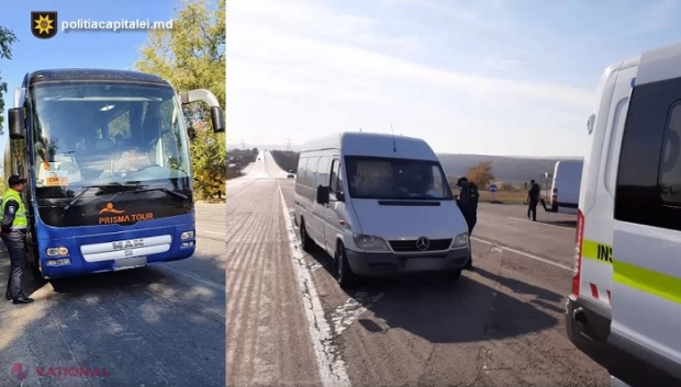 Șoferii prinși că transportau călători prin Chișinău fără să poarte mască, AMENDAȚI: Peste 130 de mașini, verificate într-o săptămână