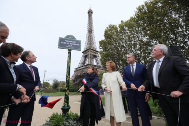 VIDEO // Promenada Regina Maria a României, inaugurată la Paris