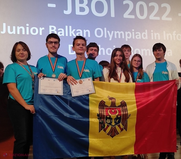 ARGINT și BRONZ pentru R. Moldova la Olimpiada Balcanică de Informatică pentru Juniori