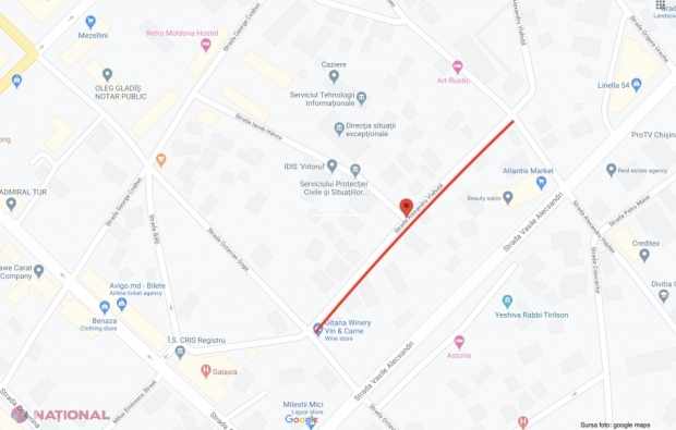 Circulația rutieră pe o stradă din Chișinău, SUSPENDATĂ pentru o LUNĂ și jumătate