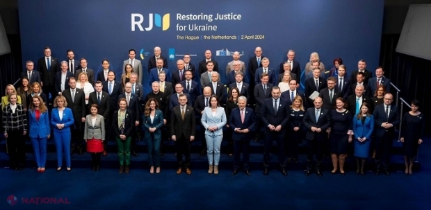 R. Moldova, la conferința internațională de la Haga „Restabilirea Justiției pentru Ucraina”: „Încălcarea sistematică a dreptului internațional și umanitar de către Rusia trebuie sancționată, pentru a face dreptate victimelor crimelor de război”