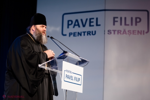 FOTO // Episcopul Orheiului, PS Siluan, a anunțat că SPRIJINĂ candidatura premierului Filip în circumscripția Strășeni