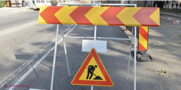 Circulația transportului rutier, suspendată în weekend în mai multe intersecții din centrul Chișinăului: Modificări de itinerare pentru transportul public