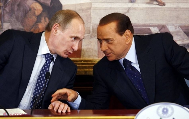 Berlusconi îi cântă OSANALE lui Putin. „Femeile i se aruncă în braţe, spunându-i: mulţumesc, Vladimir”