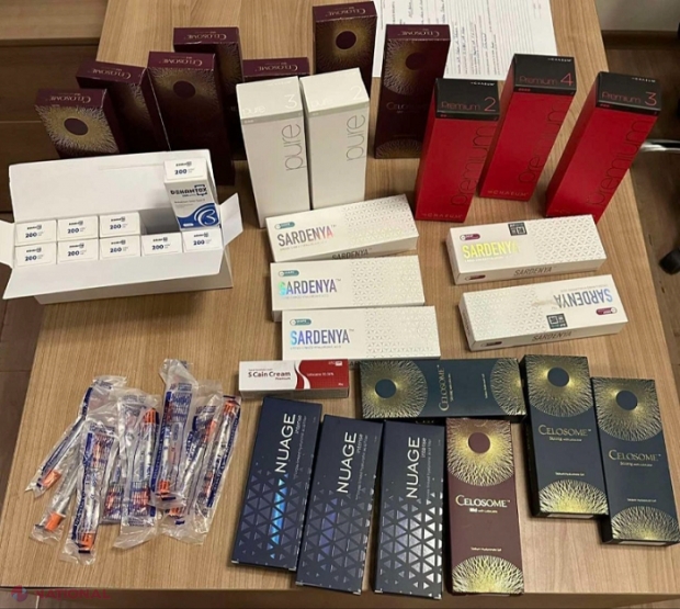 Substanțe destinate injectărilor faciale, aduse cu „Dacia” ilegal din Ucraina