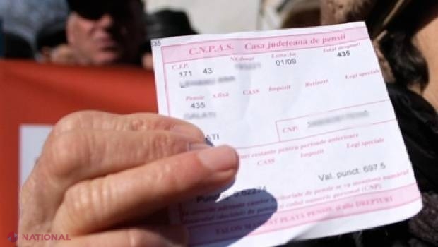 Pensia medie din România, în CREȘTERE. Cât primește lunar un pensionar de peste Prut