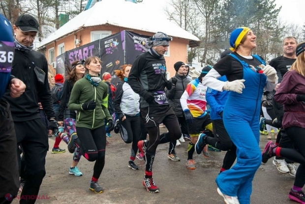 WINE RUN // Zece kilometri sub pământ, alergând prin galeriile de la Mileștii Mici: La cursa de duminică s-au înscris participanți din 19 țări
