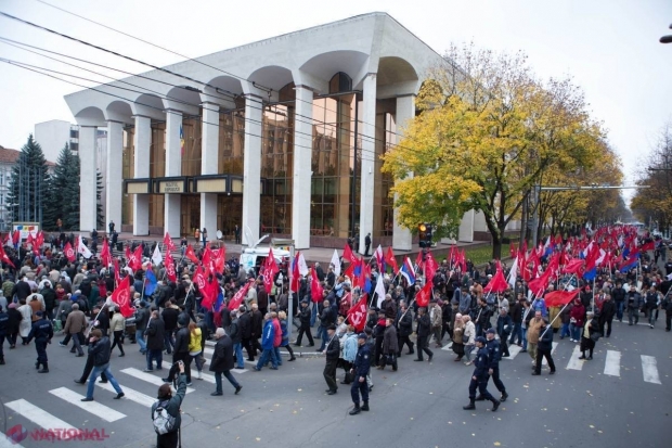 Protestul comuniștilor a durat o jumătate de oră 