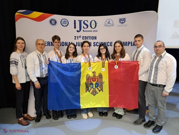 Patru medalii pentru R. Moldova, la Olimpiada Internațională de Științe pentru Juniori