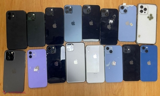 Telefoane uzate, camuflate în folie de aluminiu printre coletele aduse în R. Moldova din Marea Britanie