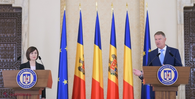 Maia Sandu, ÎNTREVEDERI cu președintele României, Klaus Iohannis, și cu premierul Florin Cîțu