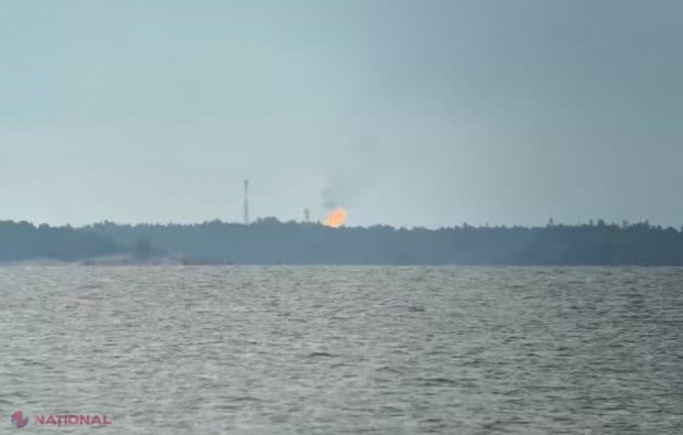 Rusia ARDE în van gazele, după ce a redus livrările către UE. Combustibilul continuă să fie ars de câteva săptămâni în volume extrem de mari, iar flăcările uriaşe sunt vizibile şi de pe teritoriul Finlandei