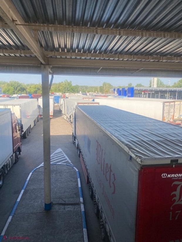 Peste 200 de camioane, în rând la VAMĂ: Cele mai aglomerate puncte de trecere a frontierei în dimineața zilei de 15 august