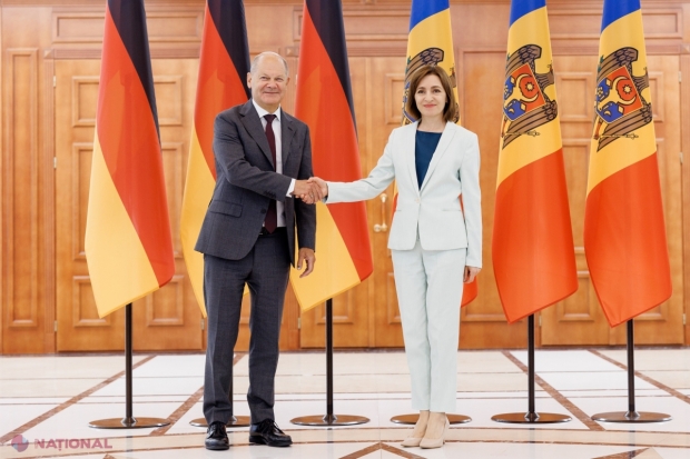 Olaf Scholz, sprijin PUTERNIC pentru R. Moldova: „Rusia încearcă să destabilizeze R. Moldova, mai ales pe fundalul alegerilor prezidențiale și aderării la UE. Vă vom sprijini din răsputeri”