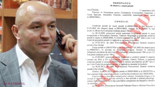 DOC // Grigore Caramalac, alias „BULGARU”, scos basma curată de justiția din R. Moldova în cele 16 dosare penale 