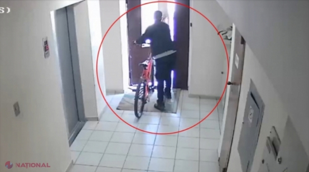 VIDEO // A furat o bicicletă de 5 000 de lei și a vândut-o cu 800: Cine este insul suspectat de comiterea a cel puțin ZECE furturi de biciclete în Chișinău
