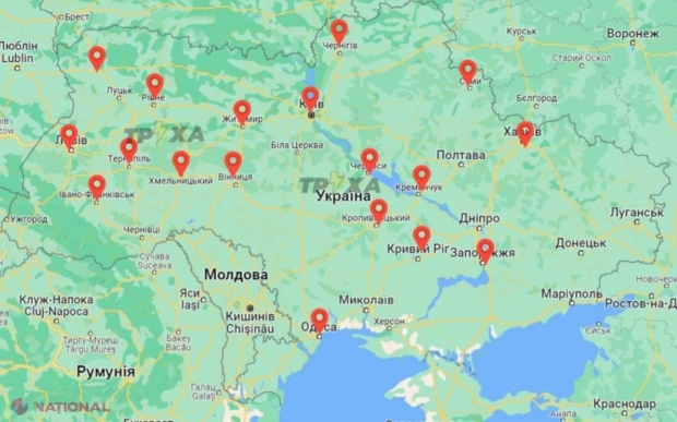 VIDEO // Armata lui Putin a lansat 100 de RACHETE asupra Ucrainei, în cel mai mare BOMBARDAMENT de la începutul războiului. Efectele au fost resimțite și în R. Moldova