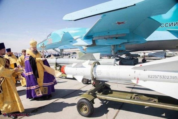 CINISM // Un episcop ortodox a SFINȚIT rachetele ruseşti care bombardează ţintele ISIS din Siria