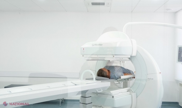 Echipament de ultimă generație, care depistează cu precizie mai multe tipuri de cancer, instalat la Centrul Republican de Diagnosticare Medicală: Aparatul Gamma Camera, donat de Japonia