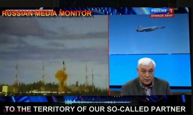 VIDEO // Propagandiștii de la Kremlin vorbesc cu SATISFACȚIE că rachetele „SATAN-2” sunt perfecte pentru a UCIDE milioane de oameni. „ȚINTA – teritoriul continental al SUA. O singură rachetă ar RADE de pe fața pământului orașul New York”