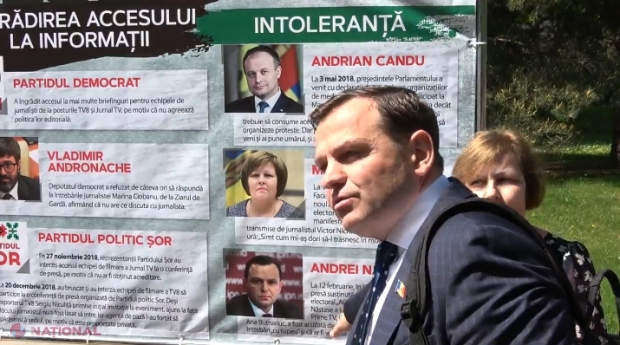 VIDEO // Andrei Năstase se numără printre „INAMICII PRESEI” din R. Moldova. Acesta crede că NU a greșit cu nimic în fața jurnaliștilor